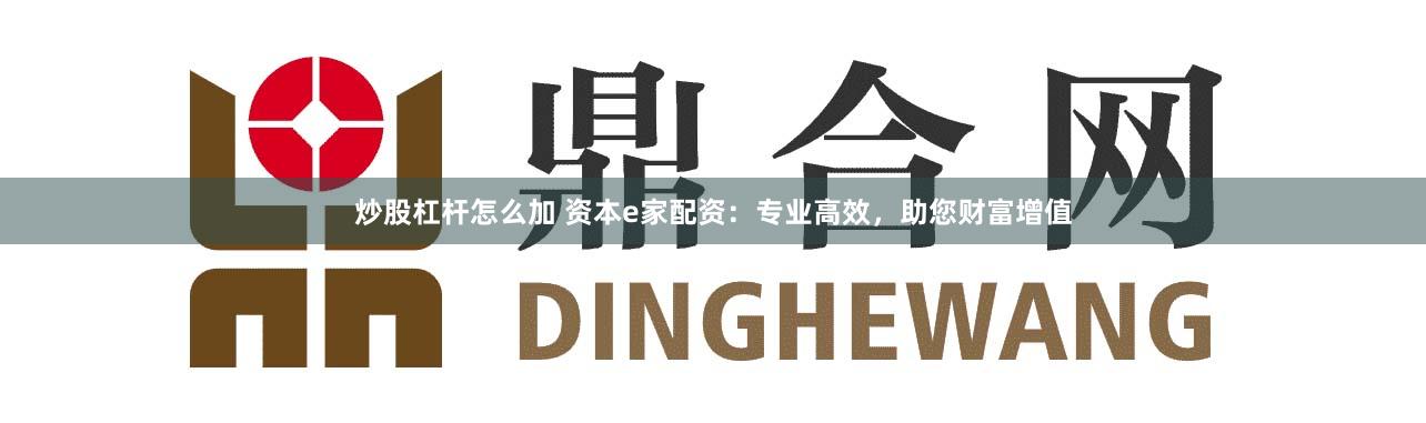 炒股杠杆怎么加 资本e家配资：专业高效，助您财富增值